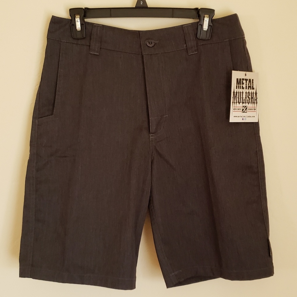 NWT Metal Mulisha Dress Shorts